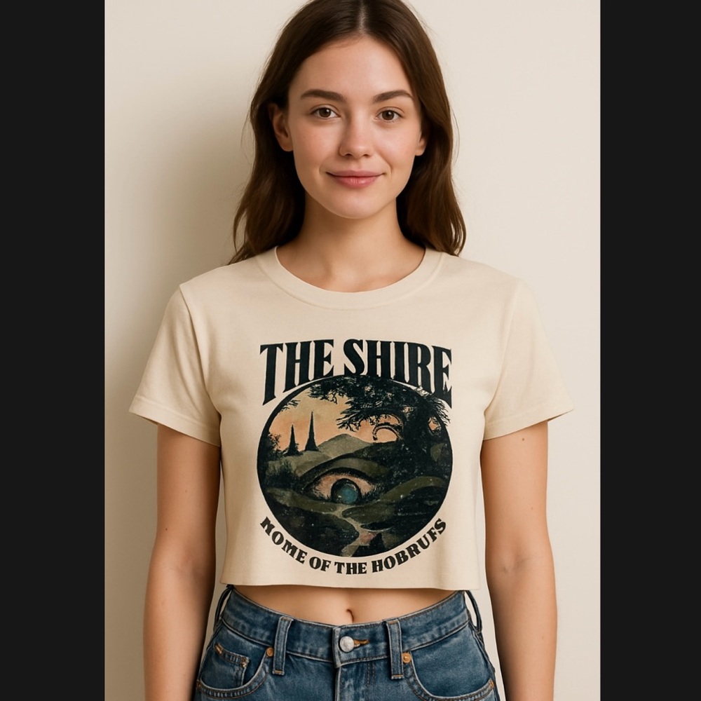 The Shire Graphic Crop Top
